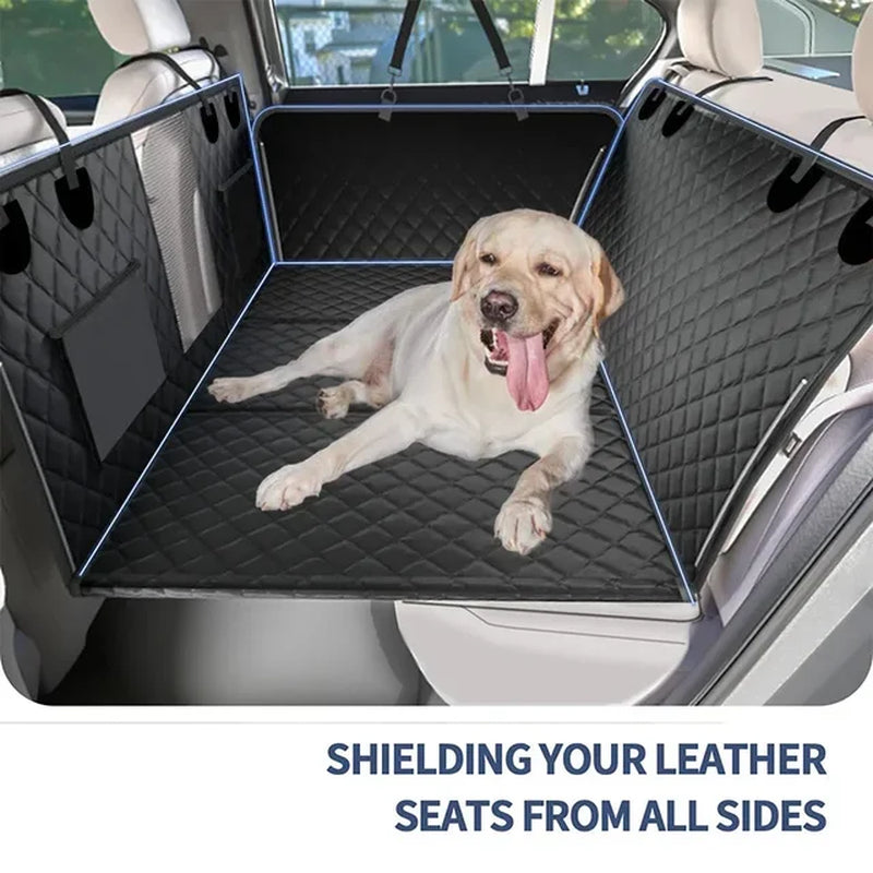 Large Pet Back Seat Extender Car Backseat Protector Hammock with Hard Bottom - 2023 New Design for Travel